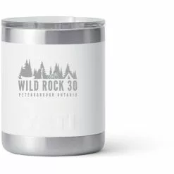 Wild Rock Yeti 30th Rambler Lowball 10oz With Magslider Lid -outdoor product Shop wrolowballwhite