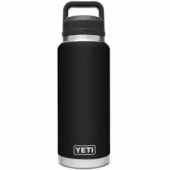 Yeti RAMBLER 1L / 36 Oz BOTTLE WITH CHUG CAP -outdoor product Shop yeti191416 Chug Inline Campaign Website Assets Rambler 36oz Bottle Chug Cap Front Black 1680x1024 1