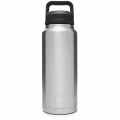 Yeti RAMBLER 1L / 36 Oz BOTTLE WITH CHUG CAP -outdoor product Shop yeti191416 Chug Inline Campaign Website Assets Rambler 36oz Bottle Chug Cap Stainless Front 1680x1024 1